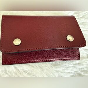 Vintage Hermès "Hermèsnap" Card Holder - Rouge H - Square I Stamp (2005)
